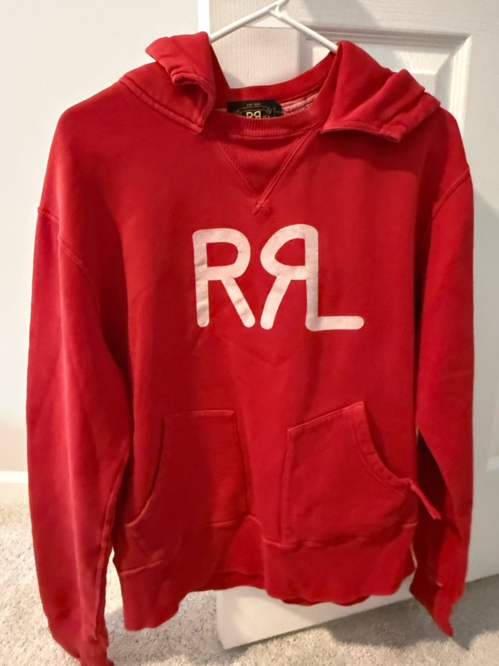 RRL Ranch Logo Hoodie. Large.
